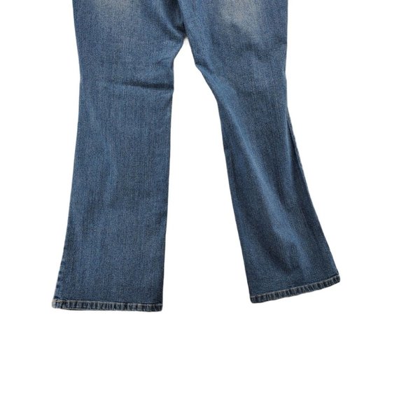 ST. JOHN'S BAY Jeans Women's Denim 5-Pocket Flared Leg Blue 14 - Picture 8 of 8